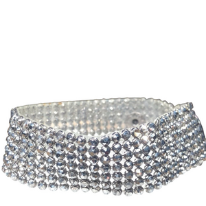 Guang Tong adjustable rhinestone snap bracelet